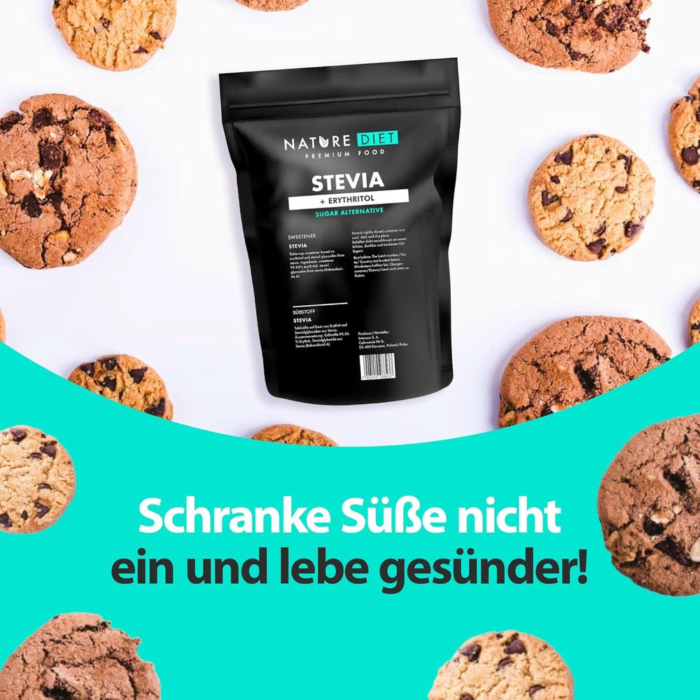 Nature Diet - Dolcificante Stevia, 1 Kg Dolcificanti Naty Shop