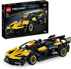 LEGO Technic Auto da corsa Bugatti, Kit modello di auto, Giocattolo di auto sportiva, Set di auto da collezione iconico, Giocattolo da costruire da 9 anni 42151 Set da costruzione Besuche den LEGO-Store Titolo predefinito