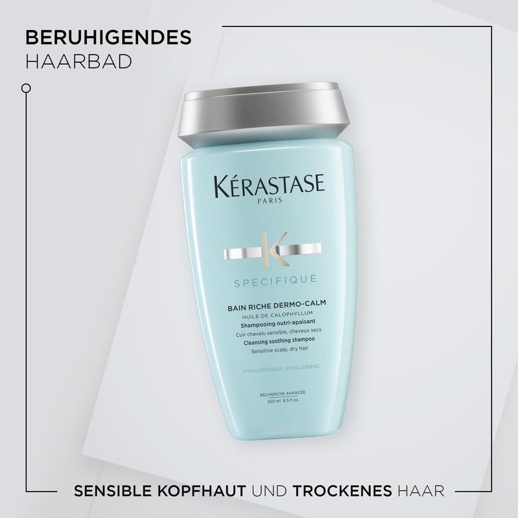 Shampoo Kérastase per cuoio capelluto sensibile e capelli secchi, doccia e bagno Kérastase da 250 ml