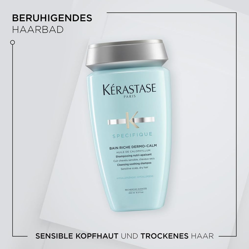 Shampoo Kérastase per cuoio capelluto sensibile e capelli secchi, doccia e bagno Kérastase da 250 ml