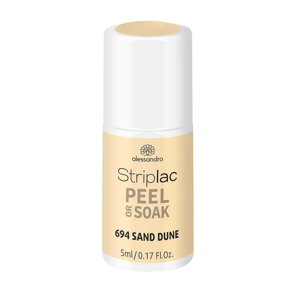 alessandro Striplac UV-Nagellack Flat White – Schonend und langanhaltend – Einfache Entfernung dank Peel-Off-Technologie – Vegan und tierversuchfrei – 8 ml
