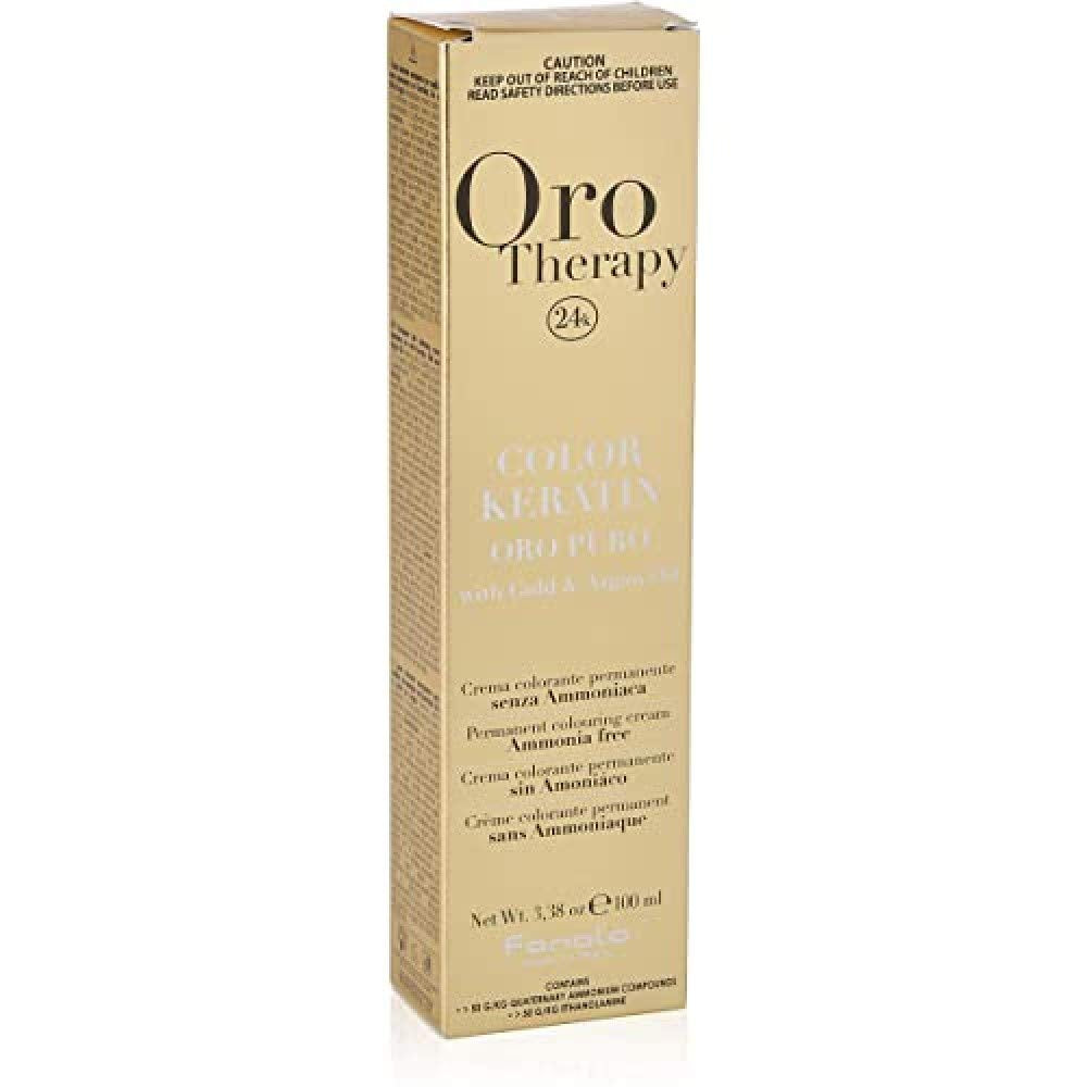 Fanola Oro Therapy Color Keratin 5.0 100ml Vopsea pentru par Naty Shop 7.14 Alune