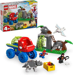 LEGO Marvel La squadra di Spidey in missione di salvataggio nel camion Dino Auto da supereroe costruibile Set avventura per bambini 4+ Spidey e i suoi super amici 11199 Set da costruzione Acquista il titolo predefinito del LEGO-Store