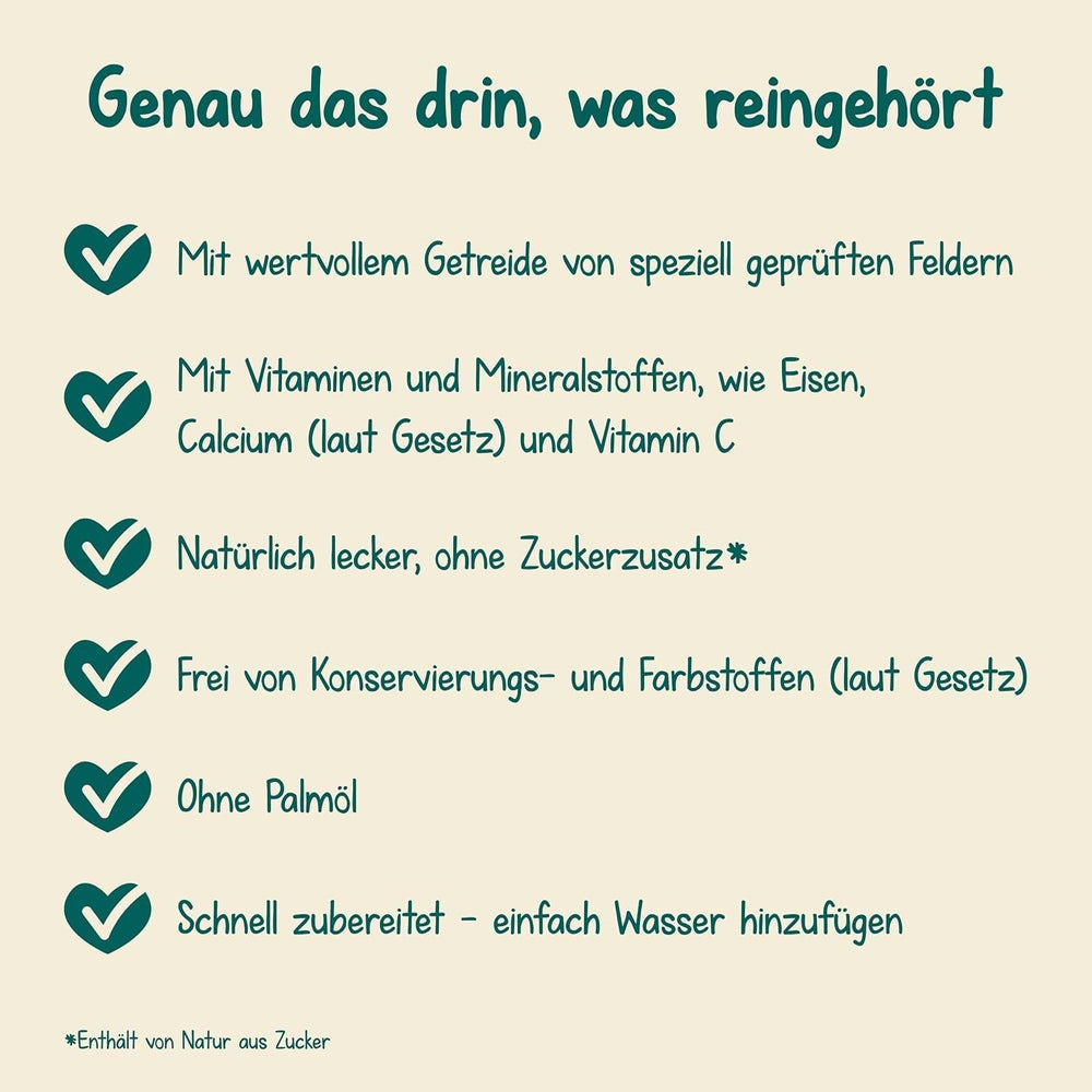 Milupa Milk Porridge Frutta Integrale - Porridge per bambini senza olio di palma, dai 6 mesi - 4 X 400 G (confezione da 2) Mamma e Bambino Naty Shop