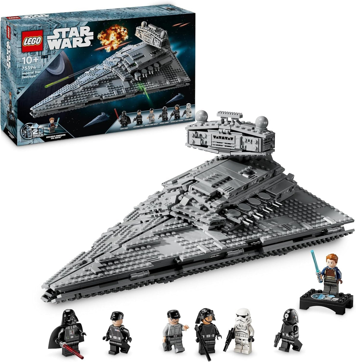 LEGO Star Wars Imperial Star Destroyer, set astronave, giocattolo da costruzione, set da gioco Darth Vader e Cal Kestis, regalo di compleanno per ragazzi, ragazze e fan 75394 Set da costruzione Besuche den LEGO-Store Titolo predefinito
