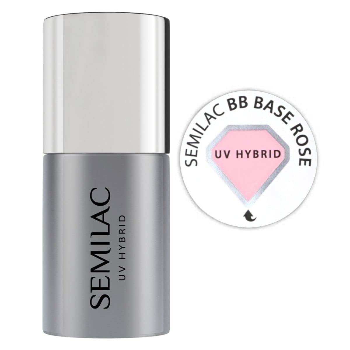 Base smalto UV Semilac Pure & Clean 7ml – Base ibrida autolivellante per unghie sensibili