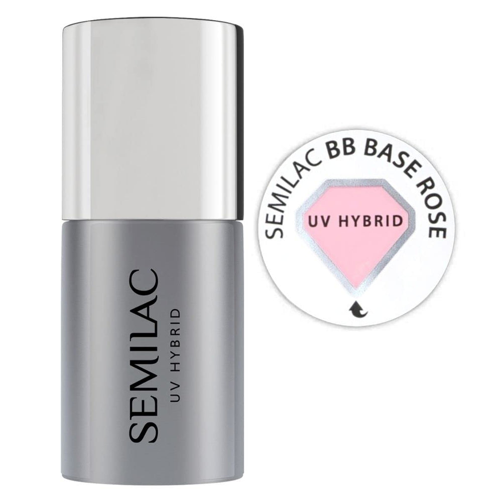 Base smalto UV Semilac Pure & Clean 7ml – Base ibrida autolivellante per unghie sensibili
