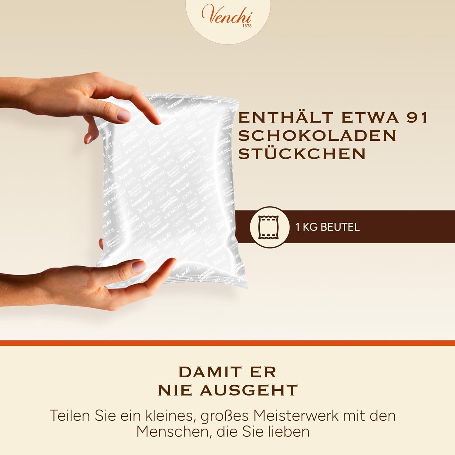 Venchi - Cremino Cioccolato Nero Extra - Cioccolato fondente con pasta di mandorle e "Nocciola di bosco Piemonte IGP", 1 kg, senza glutine, senza coloranti e senza conservanti