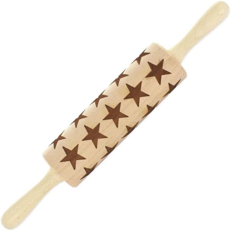 Fackelmann 3154250 Teigrolle con Sternenabdruck, 40 cm