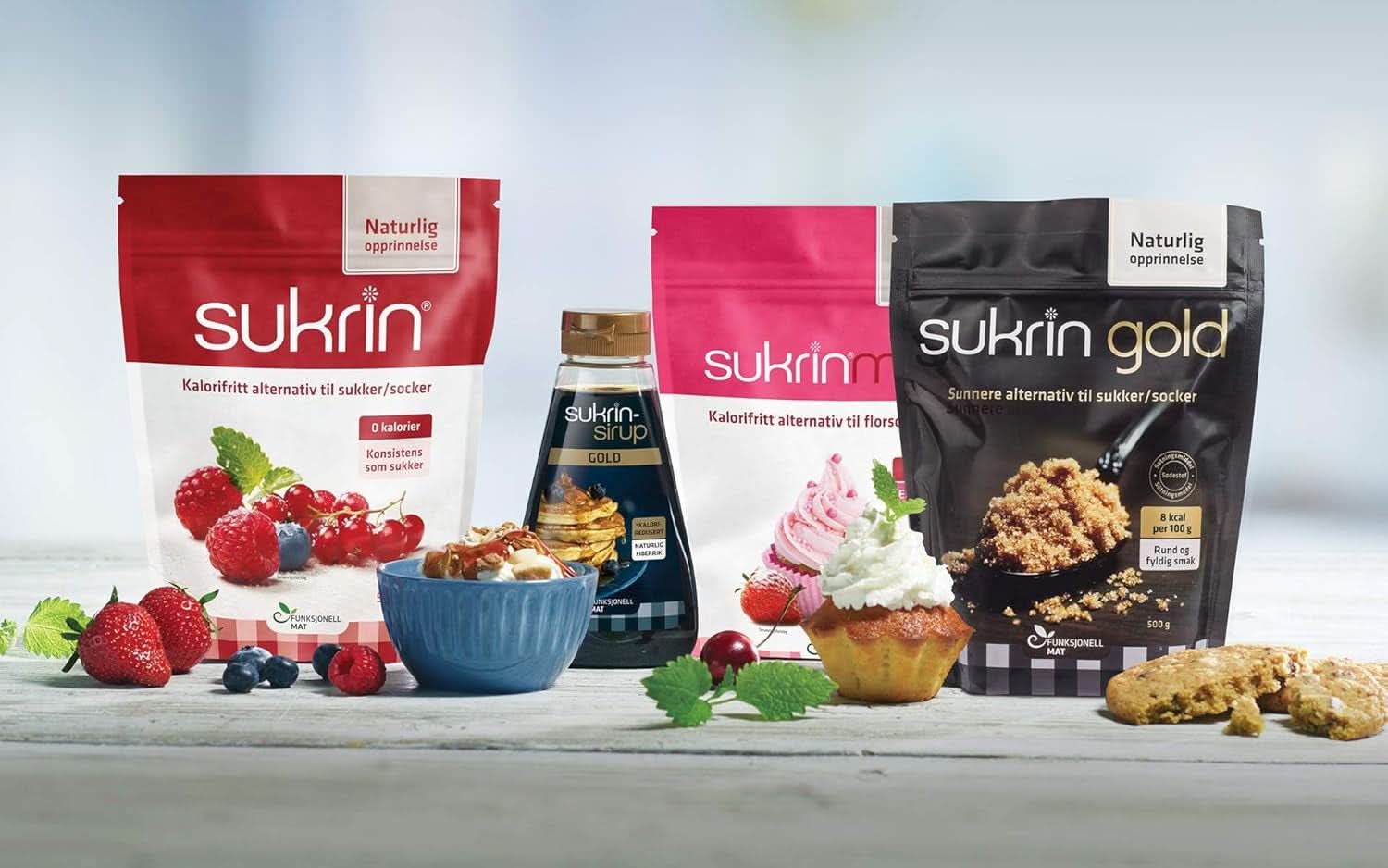 Sukrin Eritritolo, alternativa naturale allo zucchero senza calorie, 1 confezione, 500 grammi Dolcificanti Naty Shop