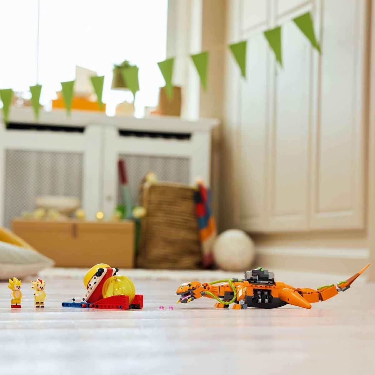 LEGO Sonic il riccio Super Shadow vs. Biolizard, giocattolo per giocatori, regalo per ragazzi e ragazze, set da gioco da collezione per bambini e appassionati di videogiochi, con personaggi 77003 Set da costruzione Besuche den LEGO-Store