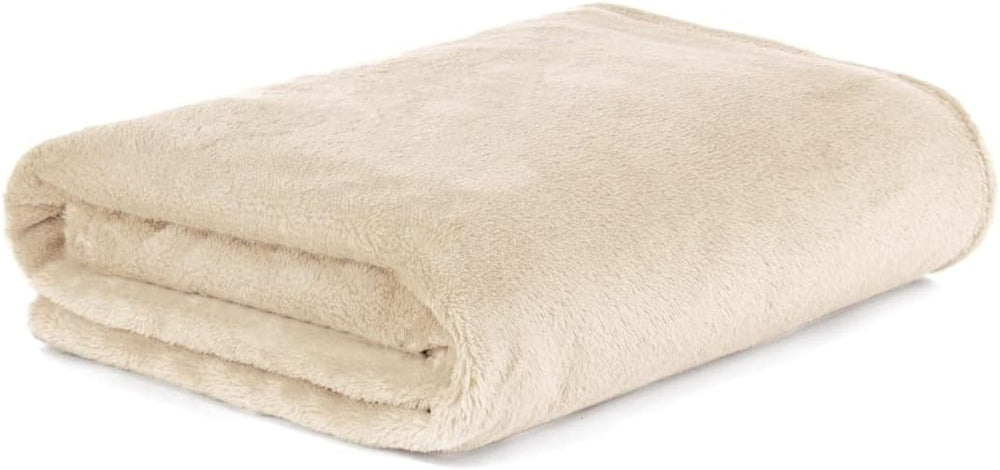 HOMLA Soffice e calda coperta in pile rosso - per divano e letto Comoda coperta Coperta per divano Coperta per soggiorno - di facile manutenzione 150 X 200 cm Letti e coperte rosa Besuche den HOMLA-Store Beige Poliestere rosso 150X200 cm