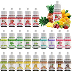 Set di 24 aromi alimentari concentrati, 24 x 6 ml Titolo predefinito di Flavours Naty Shop