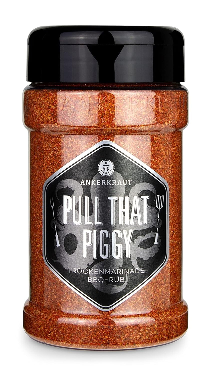 Ankerkraut Grillbuch-Set con 6 Streuern, 1320g Gewürze plus Buch im Bundle