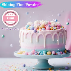 Sclipici comestibil - 6G colorant alimentar pudră pentru ciocolată, căpșuni, brioșe, prăjituri, fondant (violet)