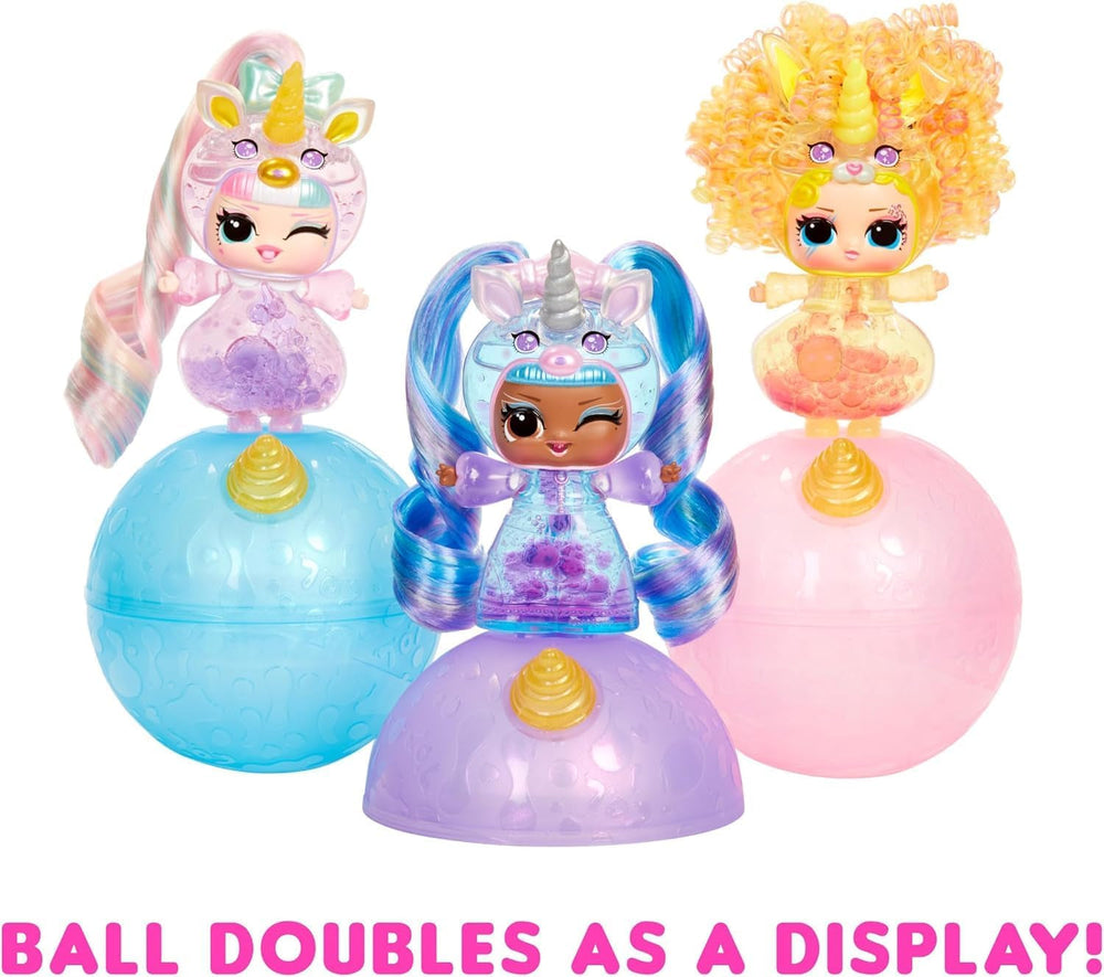 L.O.L. Surprise! Unicorns Tots - Inklusive 1 Puppe mit Transparentem Körper und Lavalampen-Effekt, Blindverpackung, 8 Puppen zum Sammeln, mit 2 Bunten Mixturen, für Kinder ab 4 Jahren