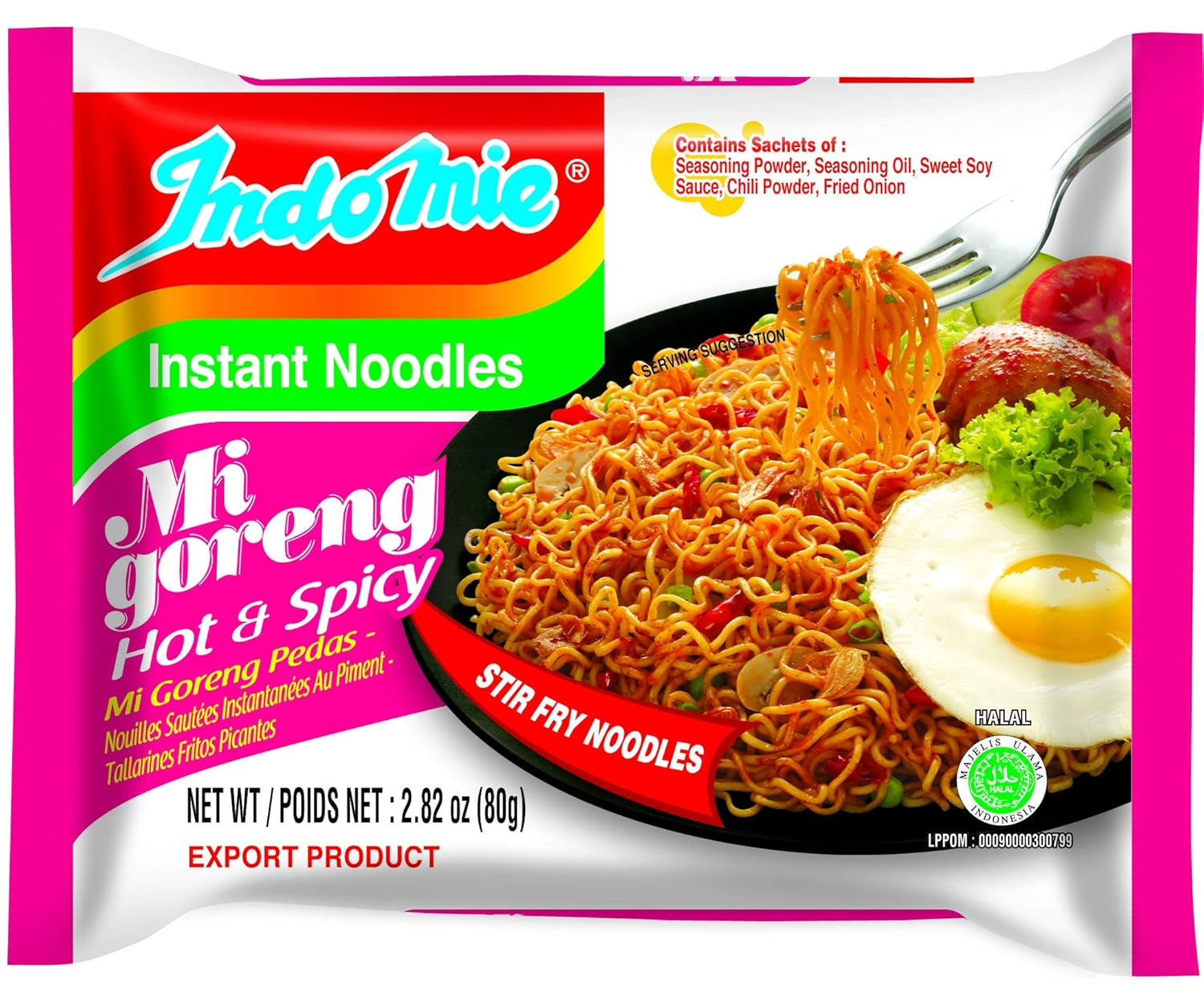 INDOMIE - Noodles istantanei Mi Goreng - Confezione multipla (40 x 80g)