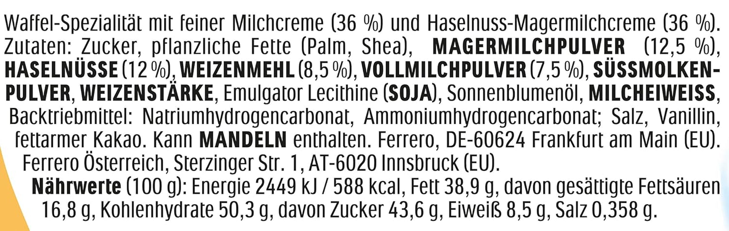 Kinder Happy Hippo Hazelnut - Specialità Wafer Croccanti con Crema di Latte e Nocciole - Dolci di Carnevale e Martedì Grasso - 1 confezione contenente 5 barrette individuali da 20,7g ciascuna