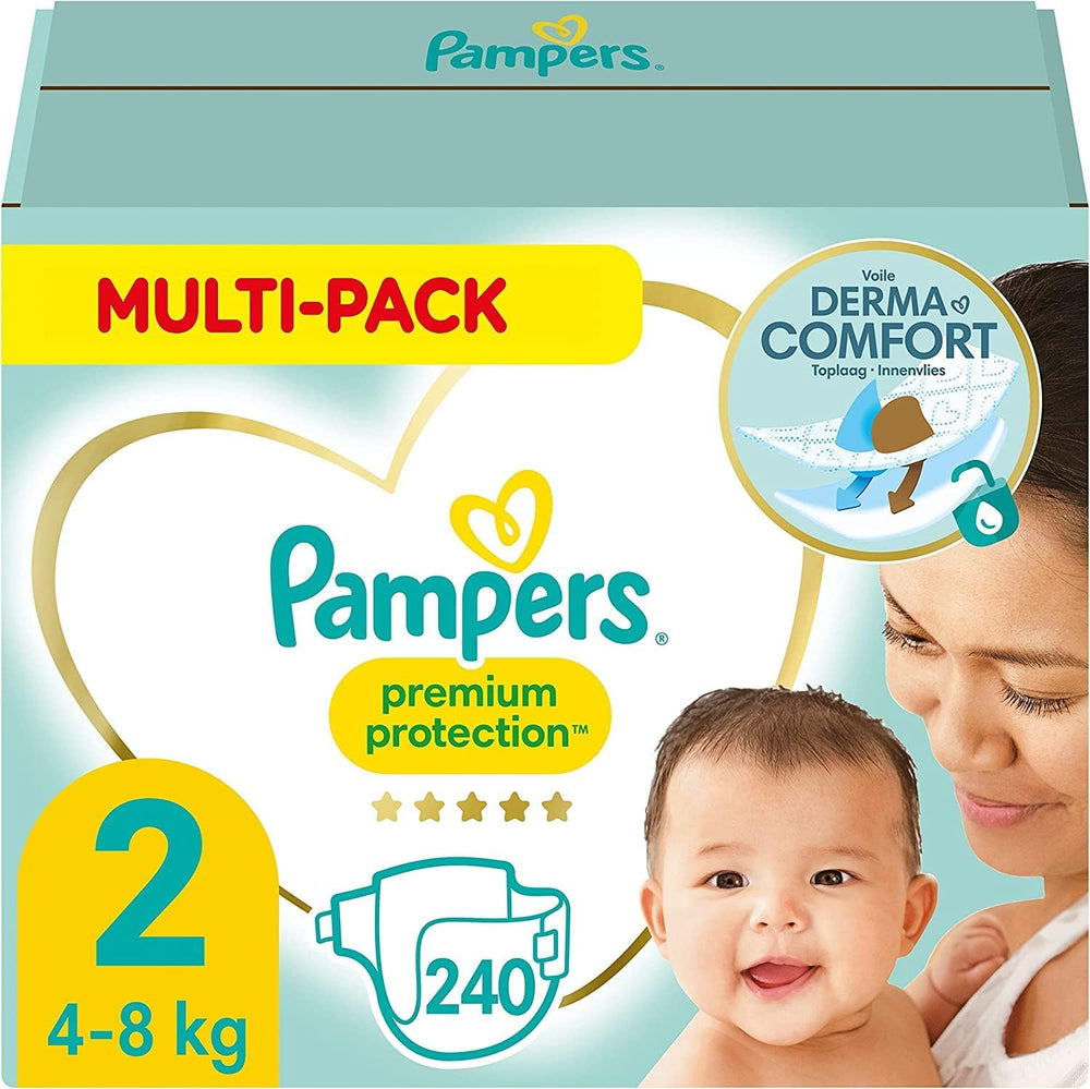 Pampers Premium Protection taglia 5, 152 pannolini, 11 kg-16 kg, la nostra protezione numero 1 contro pelle e perdite