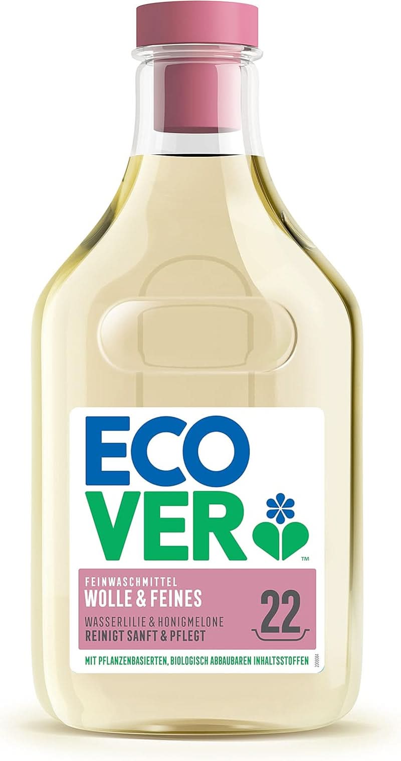 Detergent Ecover Delicates Wool & Delicates (5 litri, 111 spalari), cu ingrediente vegetale, pentru textile delicate Naty Shop 22 Spalari