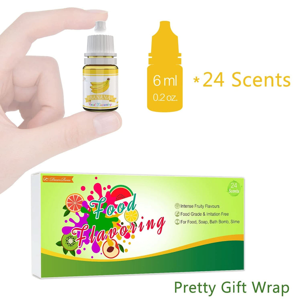 Set di 24 aromi alimentari concentrati, 24 x 6 ml Aromas Naty Shop