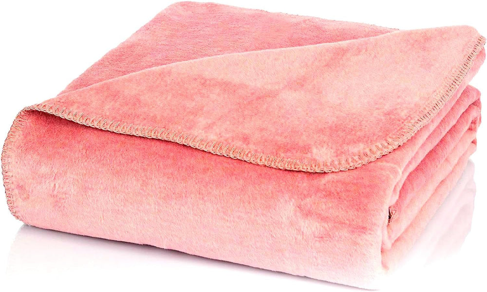 Glart comoda coperta Flower of Life Pink-Ecru XL, 150X200 Cm, extra soffice come coperta per divano, coperta per divano, coperta per yoga, coperta per vita, peluche per divano Letti e coperte Glart Uni-Altrosé 150X200Cm