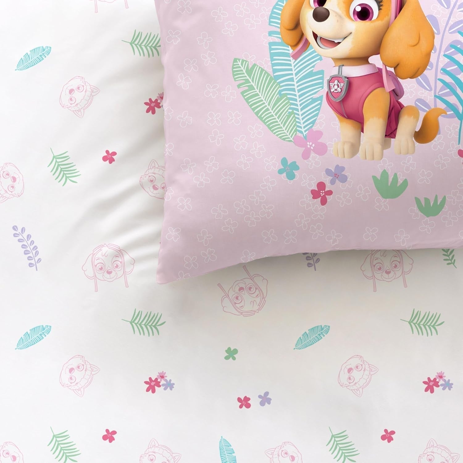 Biancheria da letto Paw Patrol, 100% cotone Biancheria da letto - bambini Naty Shop