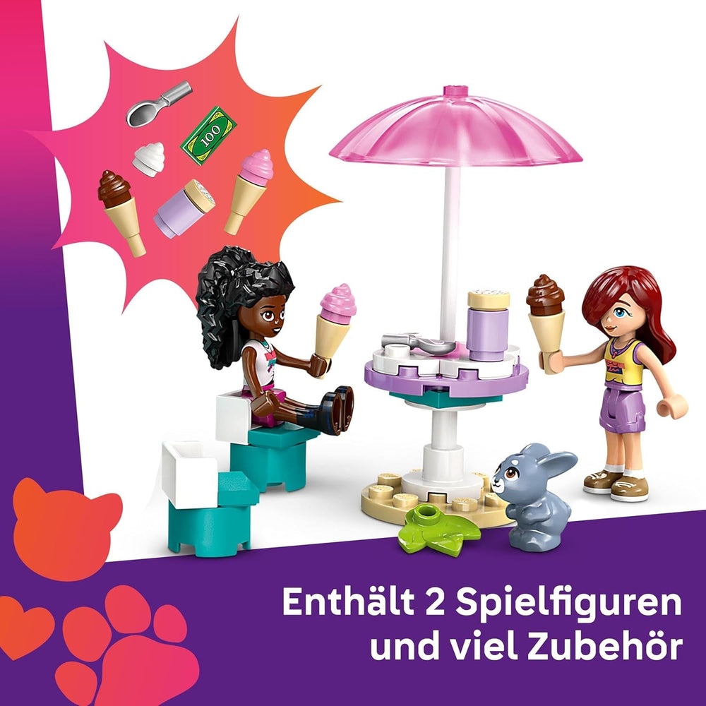 LEGO Friends Heartlake City Furgone dei gelati Set da gioco con 2 personaggi e un coniglietto Set da costruzione per bambine di 4 anni Personaggio giocattolo Minifigure Giocattolo da costruzione 42644 Set da costruzione Acquista il negozio LEGO
