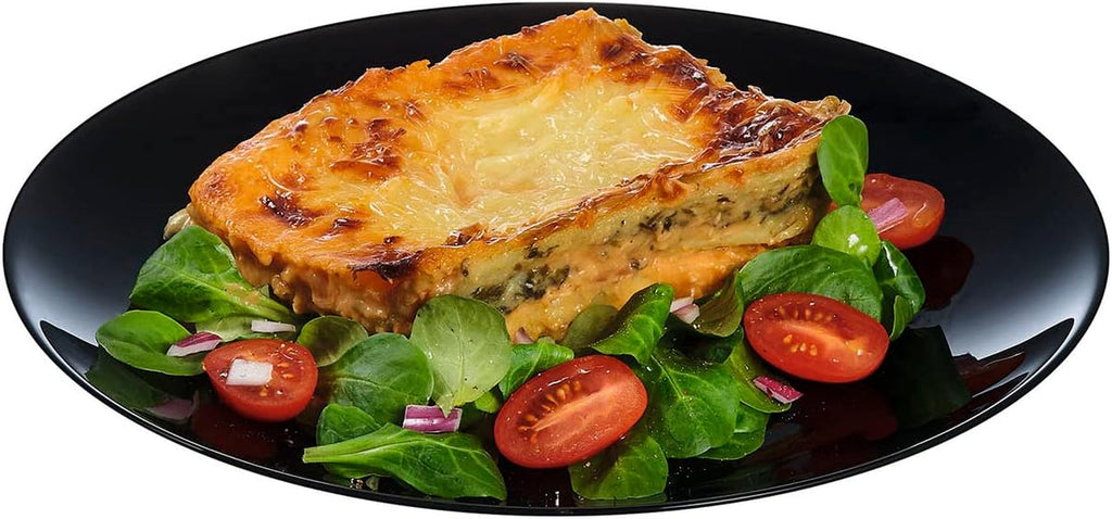 Arcopal Zelie Black Glasgeschirr-Set, 12-Teilig, 4-Sitzer, Schwarz Seturi vesela masa Naty Shop