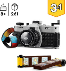 LEGO Creator 3In1 Fotocamera retrò, videocamera, set TV, decorazioni per la scrivania dei bambini o accessori per la camera da letto, regali fotografici per ragazze e ragazzi di 8 anni 31147 Set da costruzione Besuche den LEGO-Store