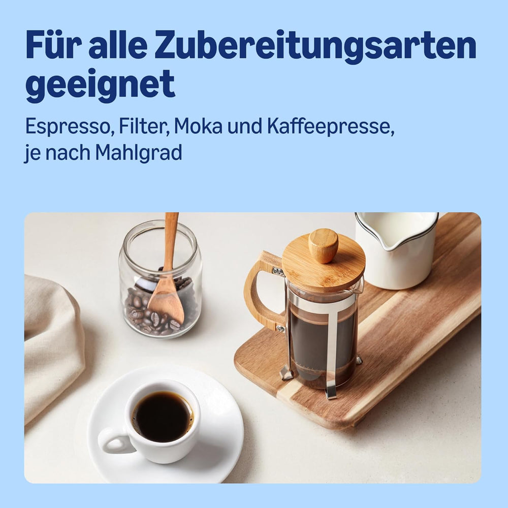by Amazon Kaffeebohnen, entkoffeiniert, Lichte Röstung, 2 kg (2 Packungen mit 1 kg), Rainforest Alliance zertifiziert