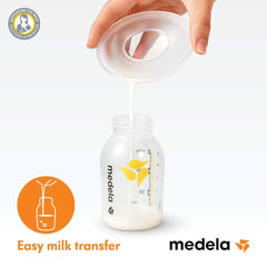 Conchiglie Medela Milk Collection - BPA-, Realizzate in silicone morbido e flessibile, Include 2 pezzi Accessori Alimentazione e Allattamento Bebe Naty Shop