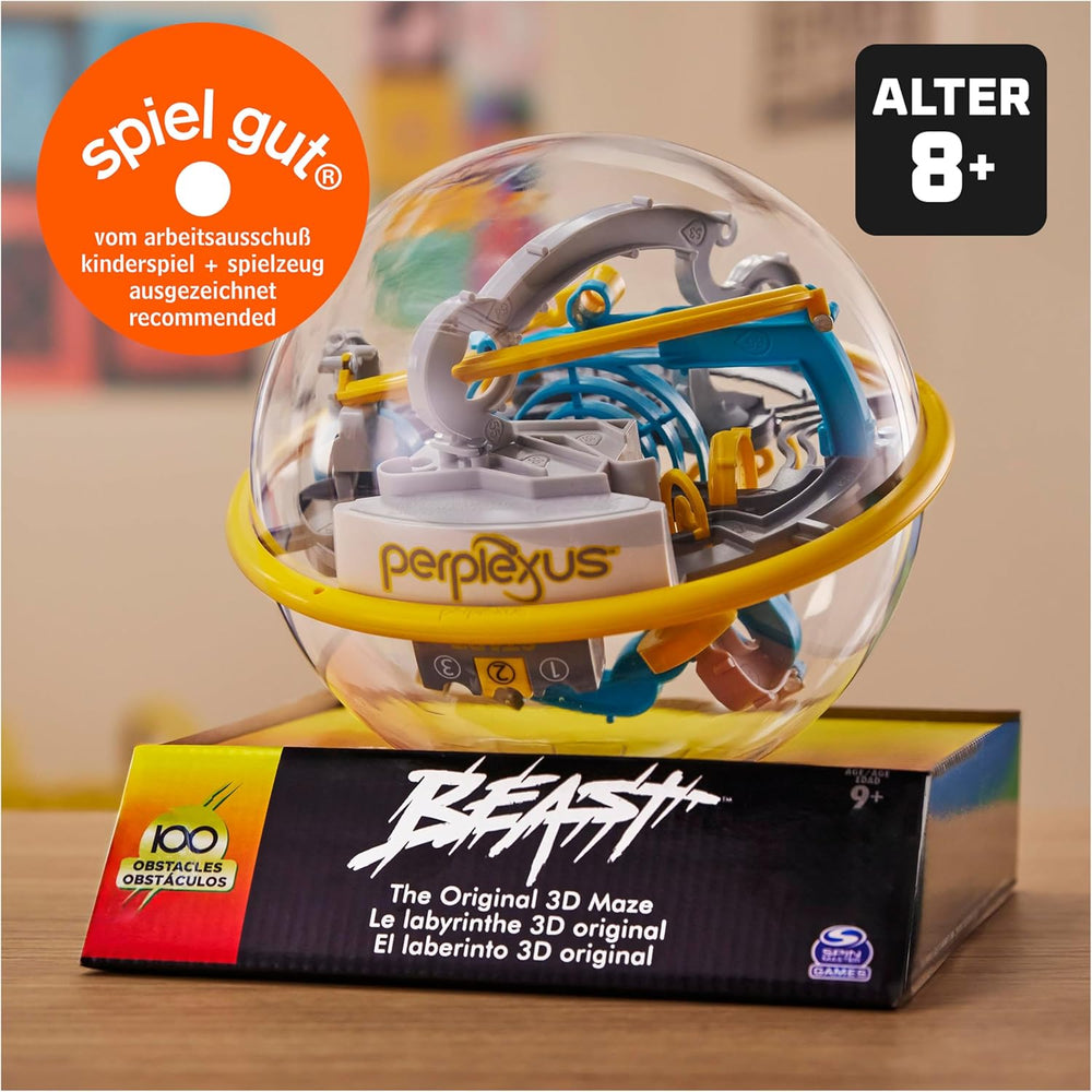 Spin Master Games - Labirinto di palline 3D Perplexus Beast con 100 ostacoli, gioco di pazienza per bambini dai 9 anni in su e adulti
