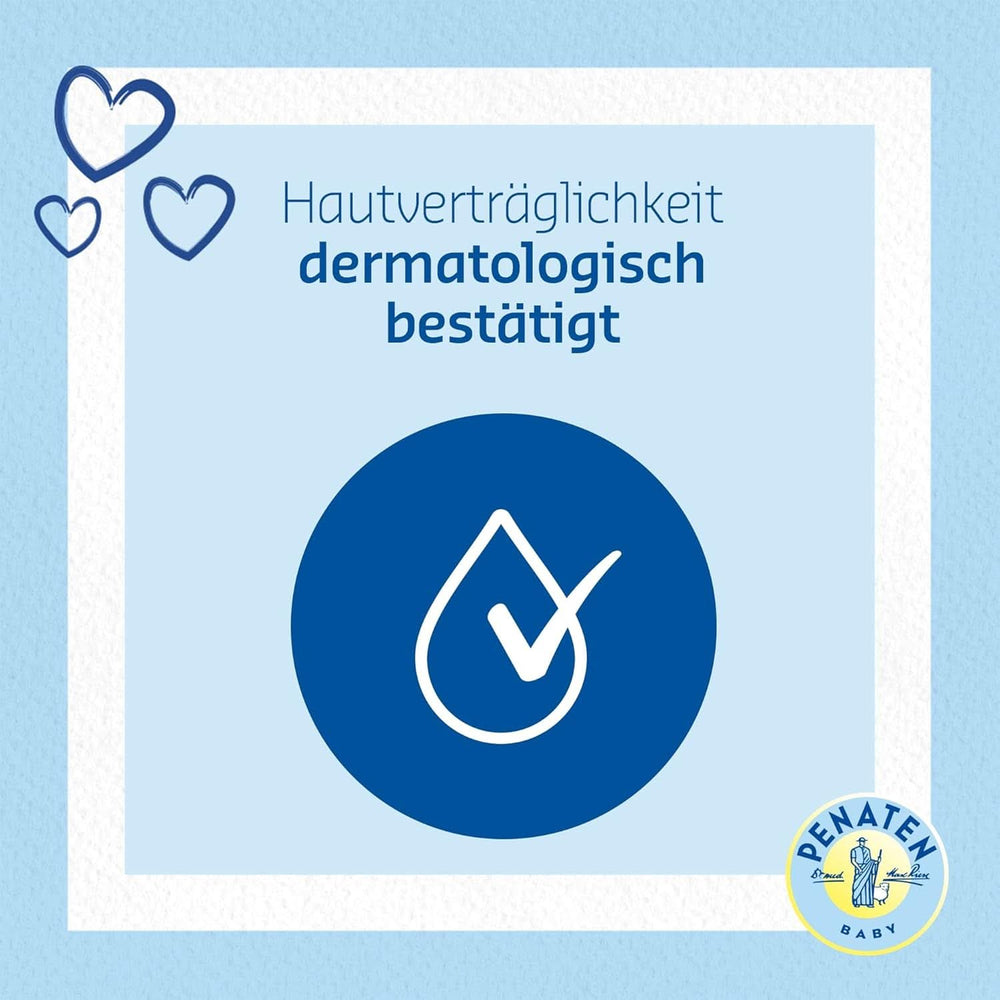 PENATEN Wash & Shower Cream (400 Ml), gel doccia e shampoo per neonati, formulato senza parabeni e coloranti Mamma e Bambino Naty Shop