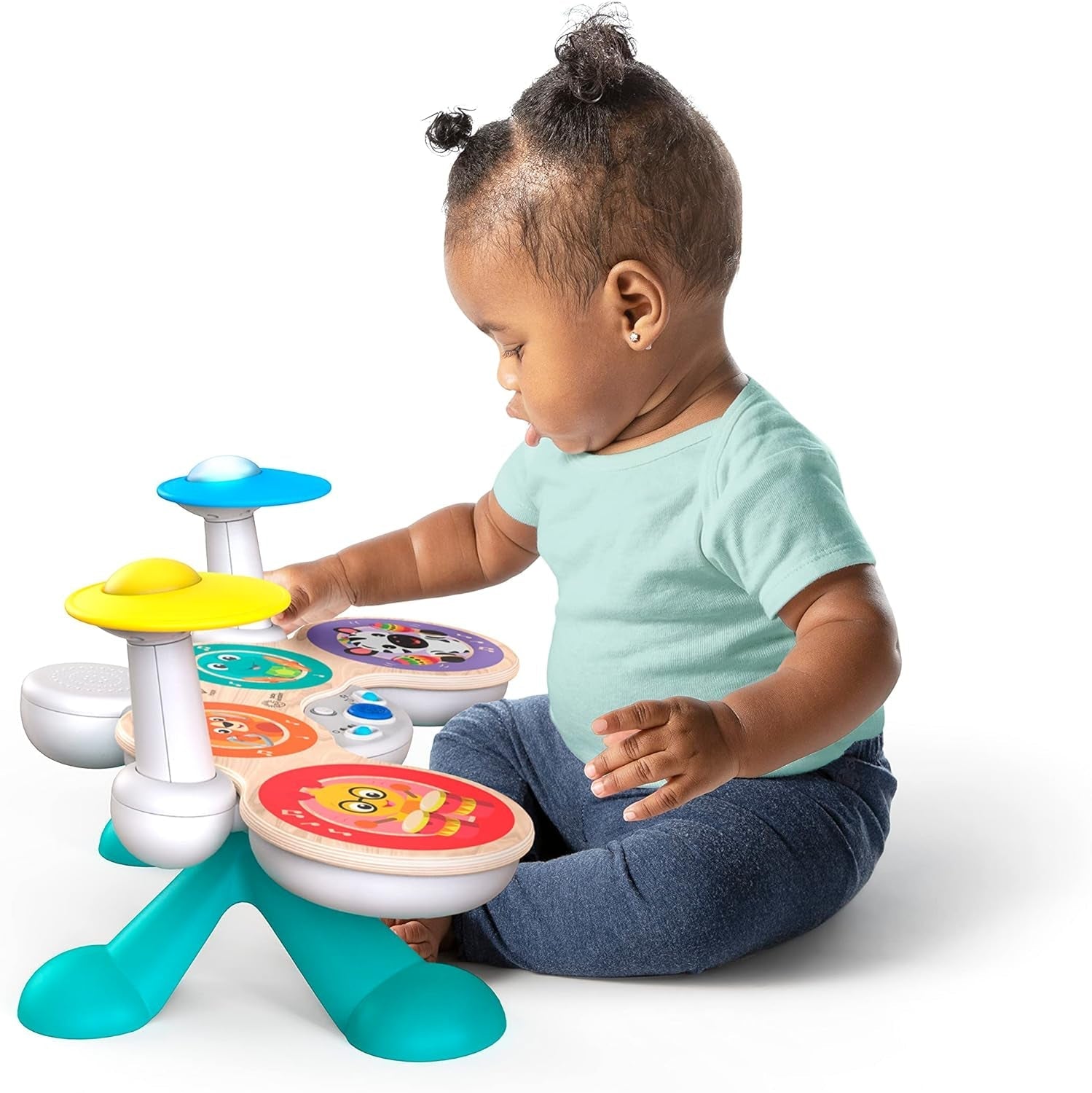 Baby Einstein, Together in Tune, Connected Magic Touch, tobe din lemn, instrumente muzicale, 4 moduri de joc și 10 melodii, control volum, jucărie din lemn pentru copii, de la 12 luni Jucarii Bebe Naty Shop