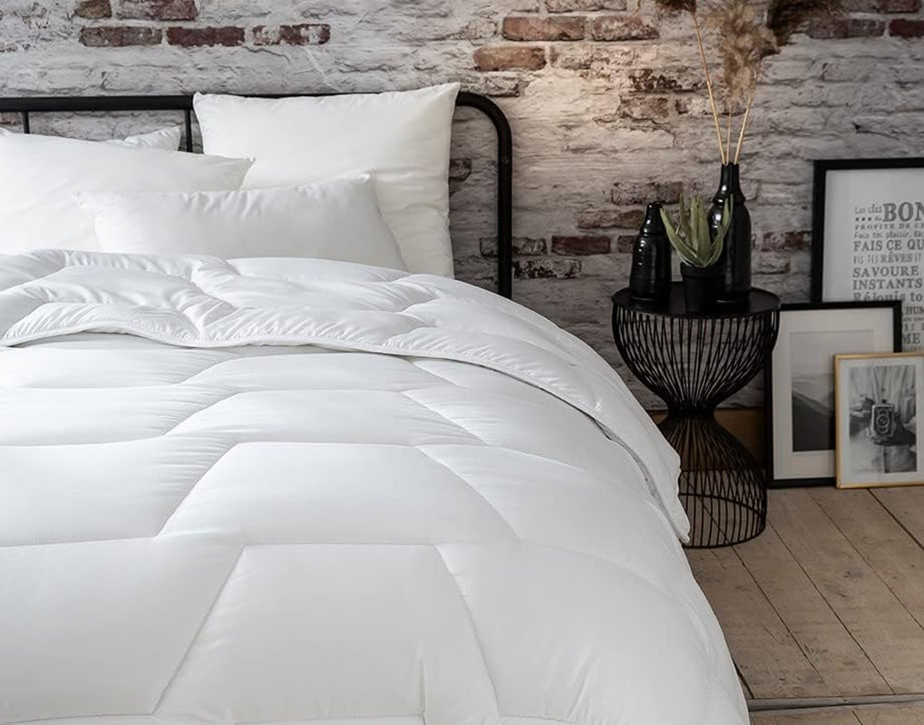 Copripiumino Abeil Acaristop con effetto antiacaro e antibatterico, poliestere, bianco, 220 X 240 cm Piumini e Trapunte Naty Shop