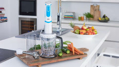 Braun Stabmixer MQ 5260WHBL Stabmixer – Multiquick 5 Vario Purierstab Mit Edelstahl Mixfuß und Spiralschneider, 1000 Watt, Inkl. Umfangreiches Zubehör-Set, Weiß/Blau Negozio di presepi per mamme e bambini