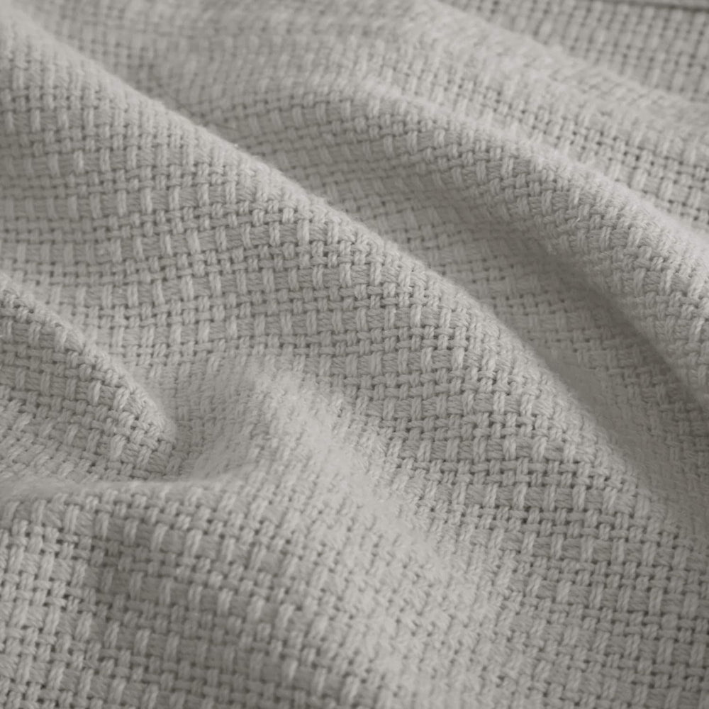 Coperta in cotone grigio twin in vimini Freshspun Madison Park Letti e coperte Madison Park