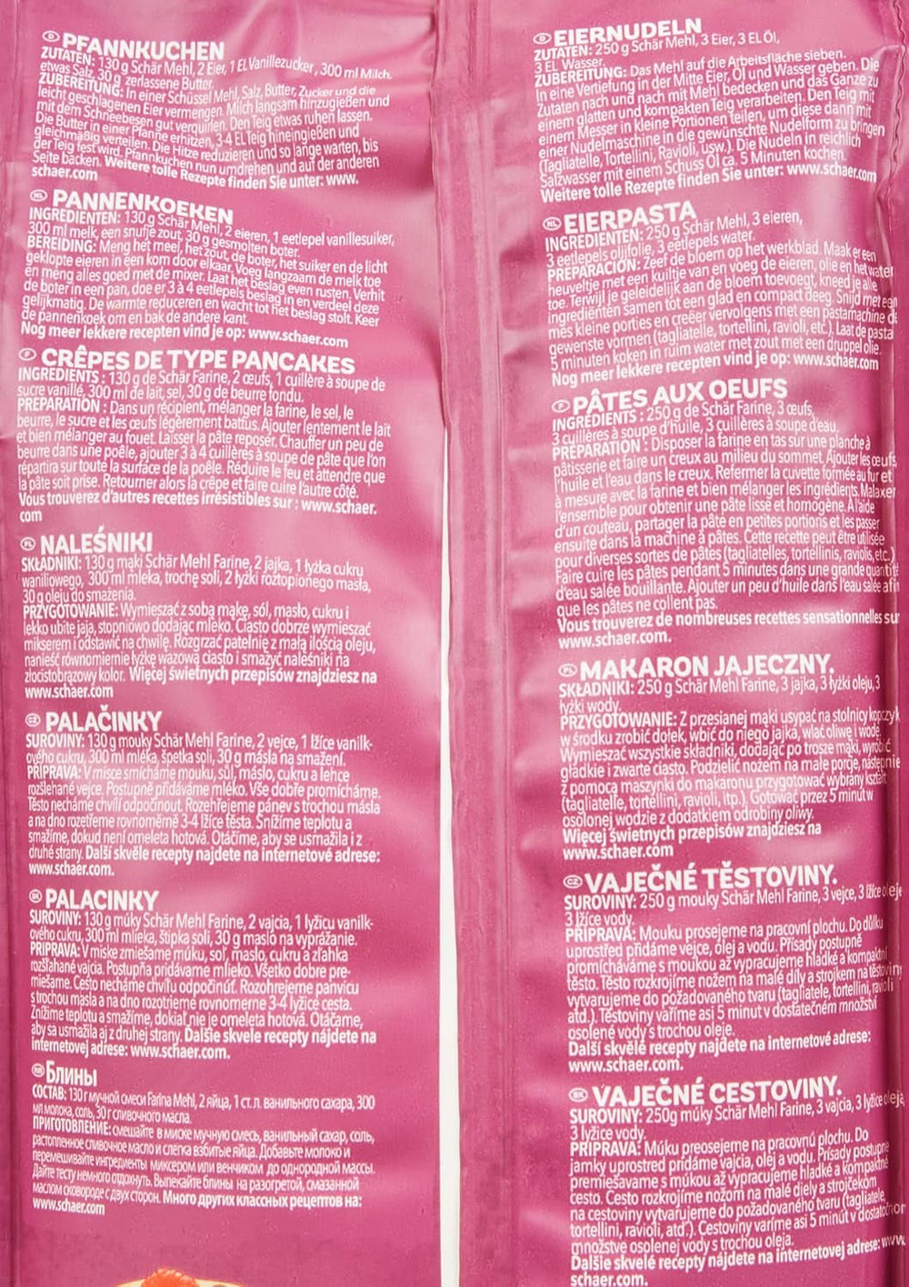 Mehl "Farine" - Basismehlmischung Glutenfrei 1Kg, 10Er Pack Miscela per panificazione e cottura Naty Shop