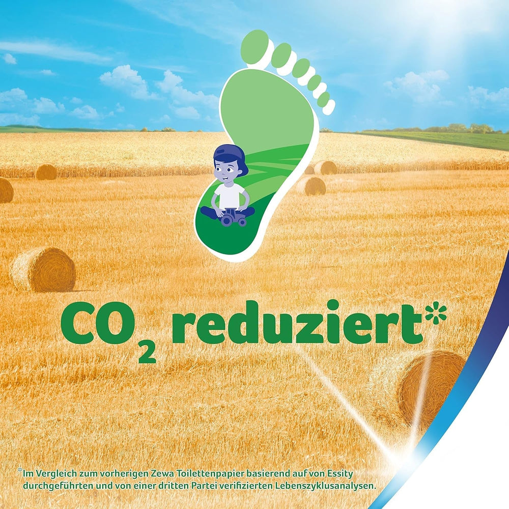 Zewa Hârtia igienică dovedită de mușețel cu paie 7X 8Rulouri