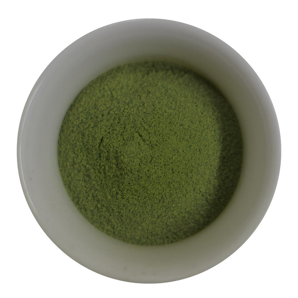 Pudră Matcha aromatizată – piersică japoneză, sakura sau mango – îndulcită – 100 g – solubilă instantaneu în apă sau lapte (Sakura)
