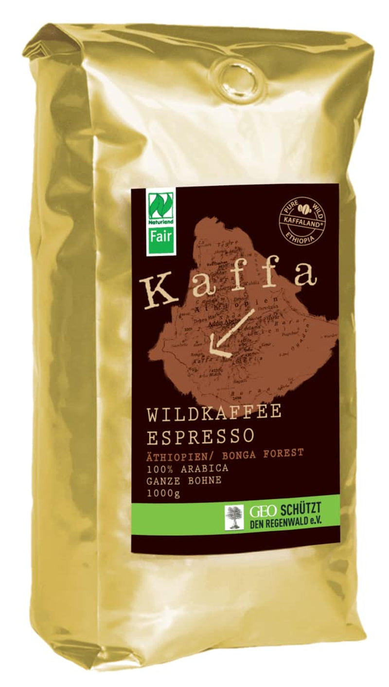 Boabe de espresso organice Wild Coffee 1000 g