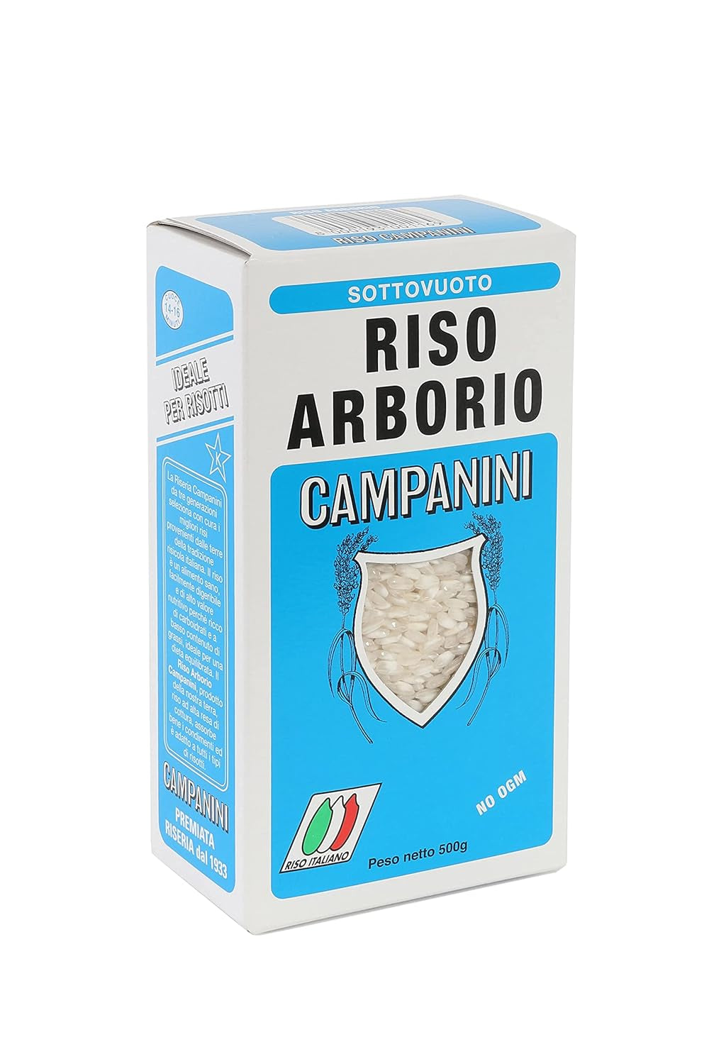 ‎Riso Per Risotti Risera Campanini 500 g – Riso Per Risotti All'Italiana, Riso Arborio Riso, Risotto Cremoso