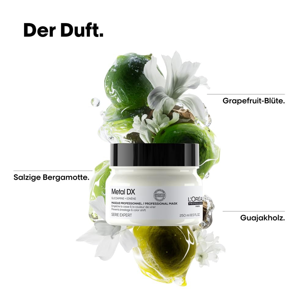 L'Oréal Professionnel Pentru păr vopsit, Culori și strălucire radiante, Gama Expert, Metal DX Masca de par Naty Shop