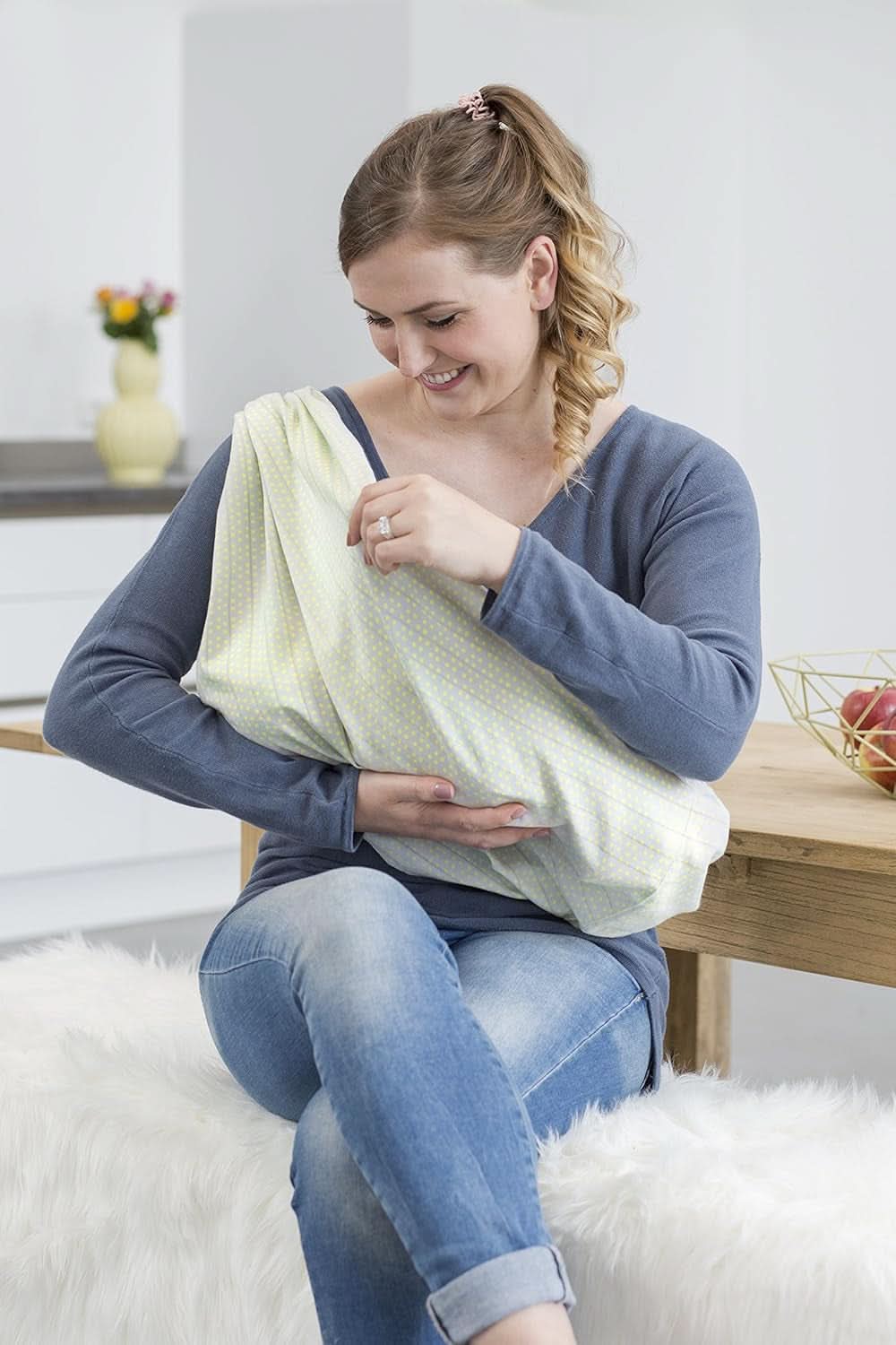 LÄSSIG Scialle da allattamento Accessori discreti Alimentazione e Allattamento Bebe Naty Shop