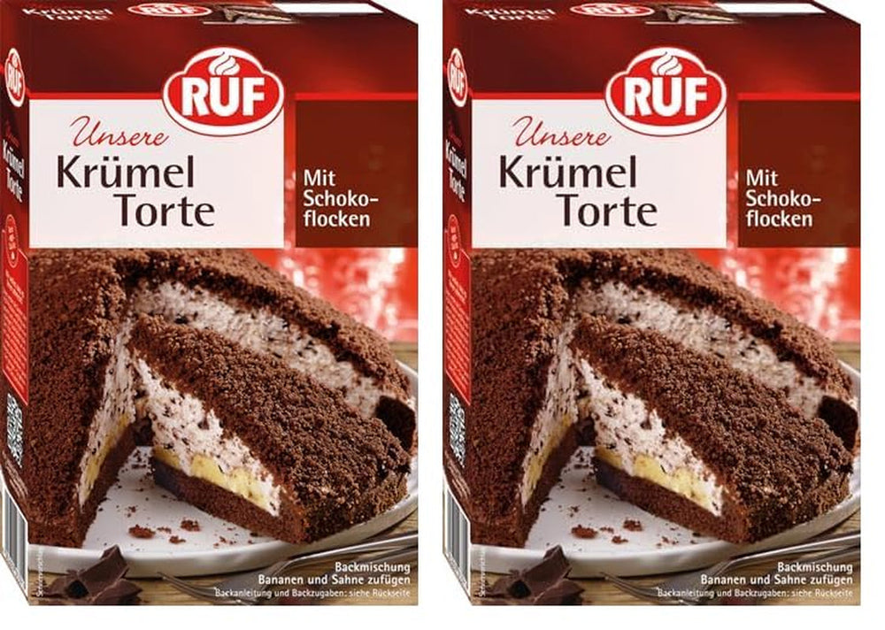 RUF torta di mele, torta di mele per una torta di mele con crema e zucchero, torta di mele, vegan Naty Shop Maulwurfkuchen 425 G (confezione da 2)