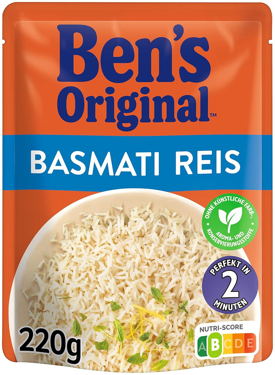 BEN'S ORIGINAL™ Riso Basmati Express 6 x 220 g