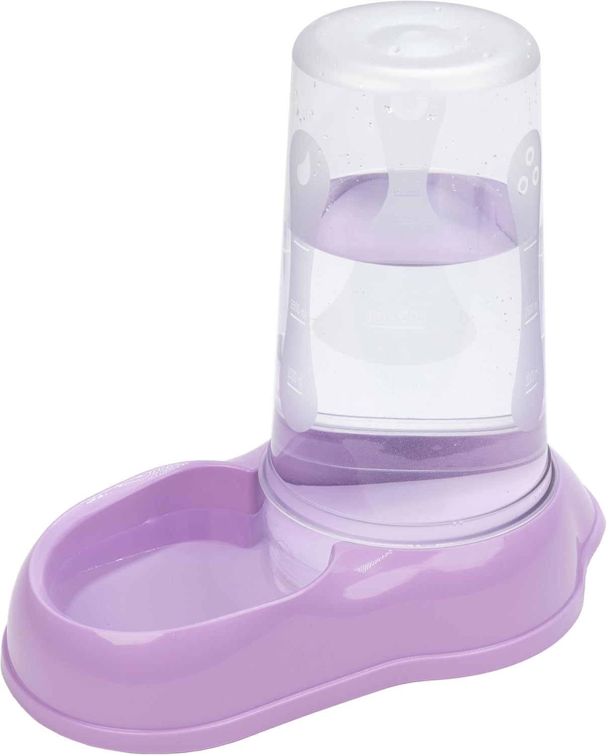 Ferplast Futter- oder Wasserspender für Hunde und Katzen AZIMUT 600 Futtertrog Acqua 0,6 litri, Rutschfester Boden, 12,5 x 19 x H 19,5 cm Blu