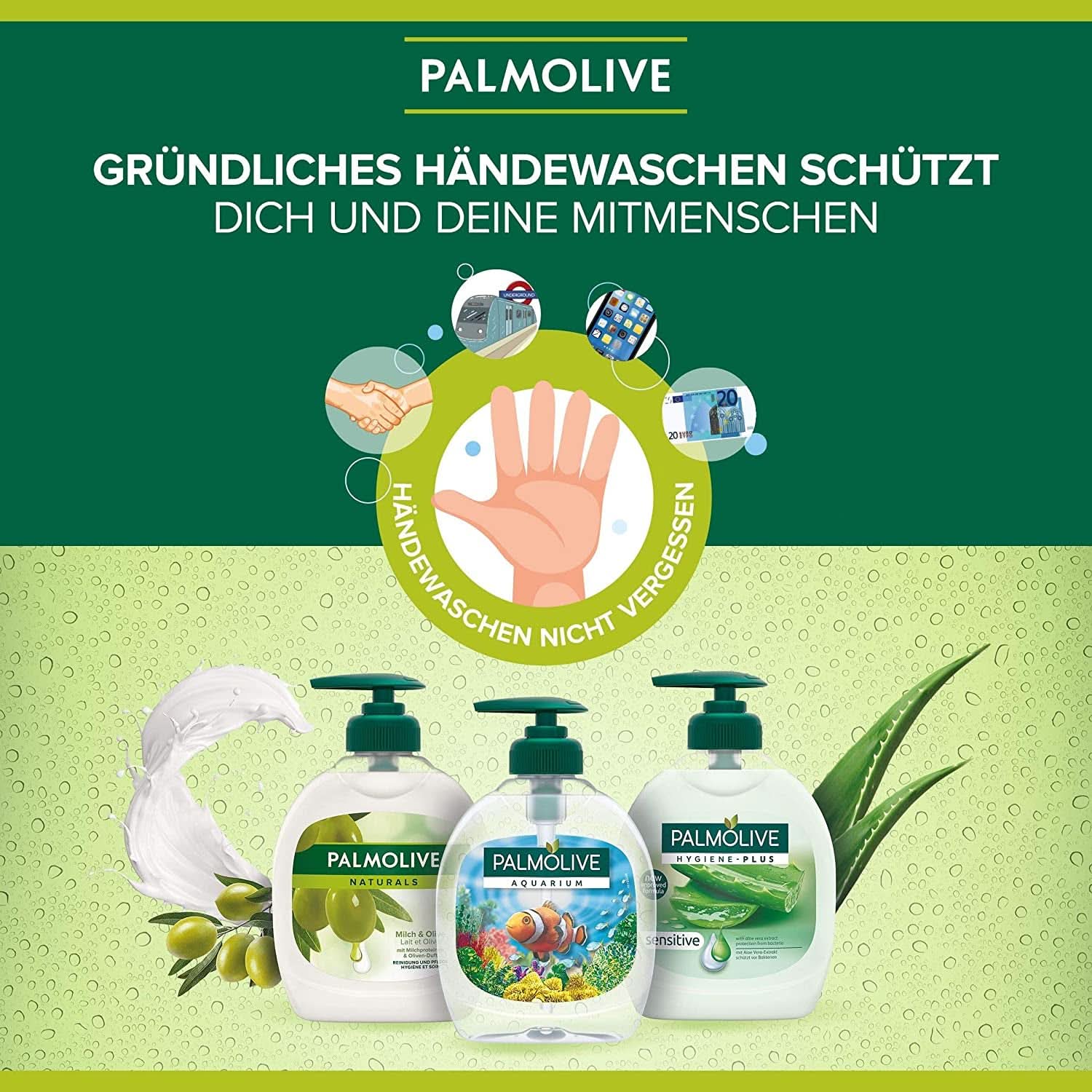 Palmolive Sapone liquido per le mani, set 6 x 300 ml Naty Shop