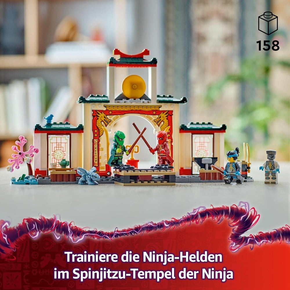 LEGO NINJAGO Tempio Ninja Spinjitzu - Set da gioco con 4 minifigure e 1 personaggio del drago - Set da costruzione - Regalo di Natale o di compleanno per ragazzi e ragazze dai 4 anni 71831 Set da costruzione Besuche den LEGO-Store